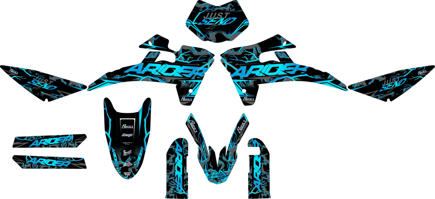 Graphics Kit suitable for Fantic XMF 50 / 125 - Vortex Edition