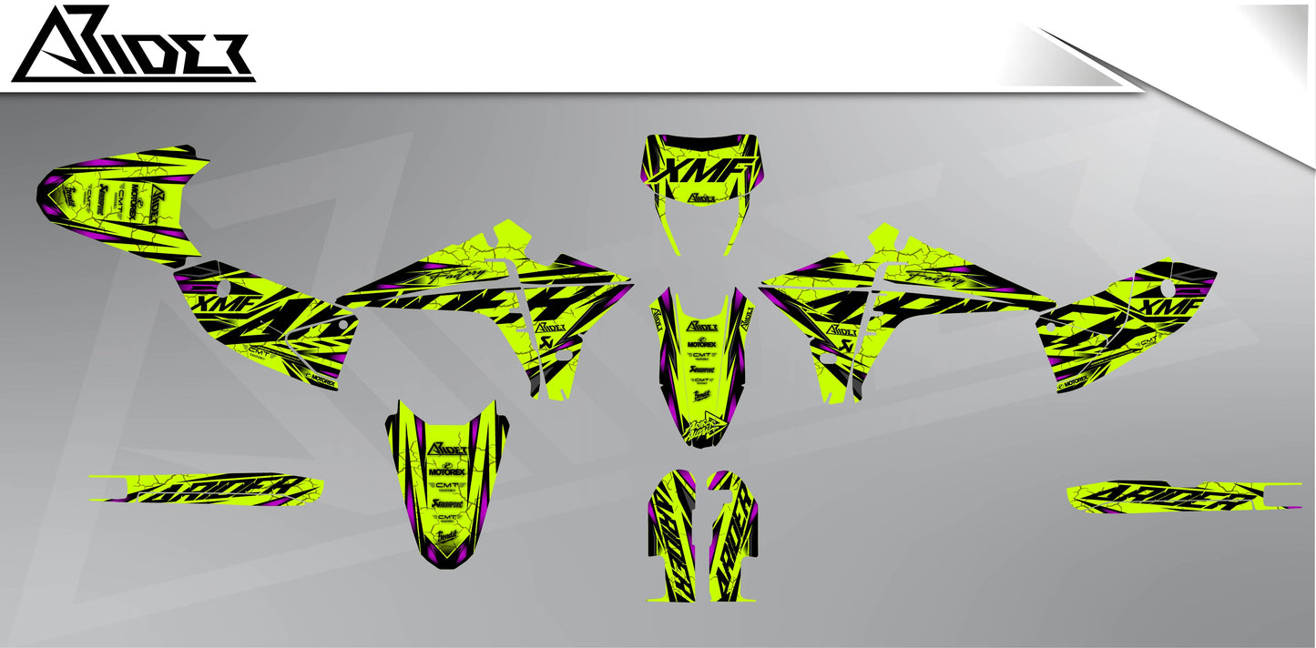 Graphics Kit suitable for Fantic XMF 50 / 125 - Core Edition