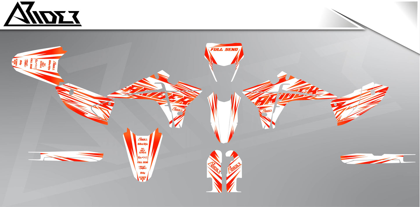 Graphics Kit suitable for Fantic XMF 50 / 125 - Division Edition