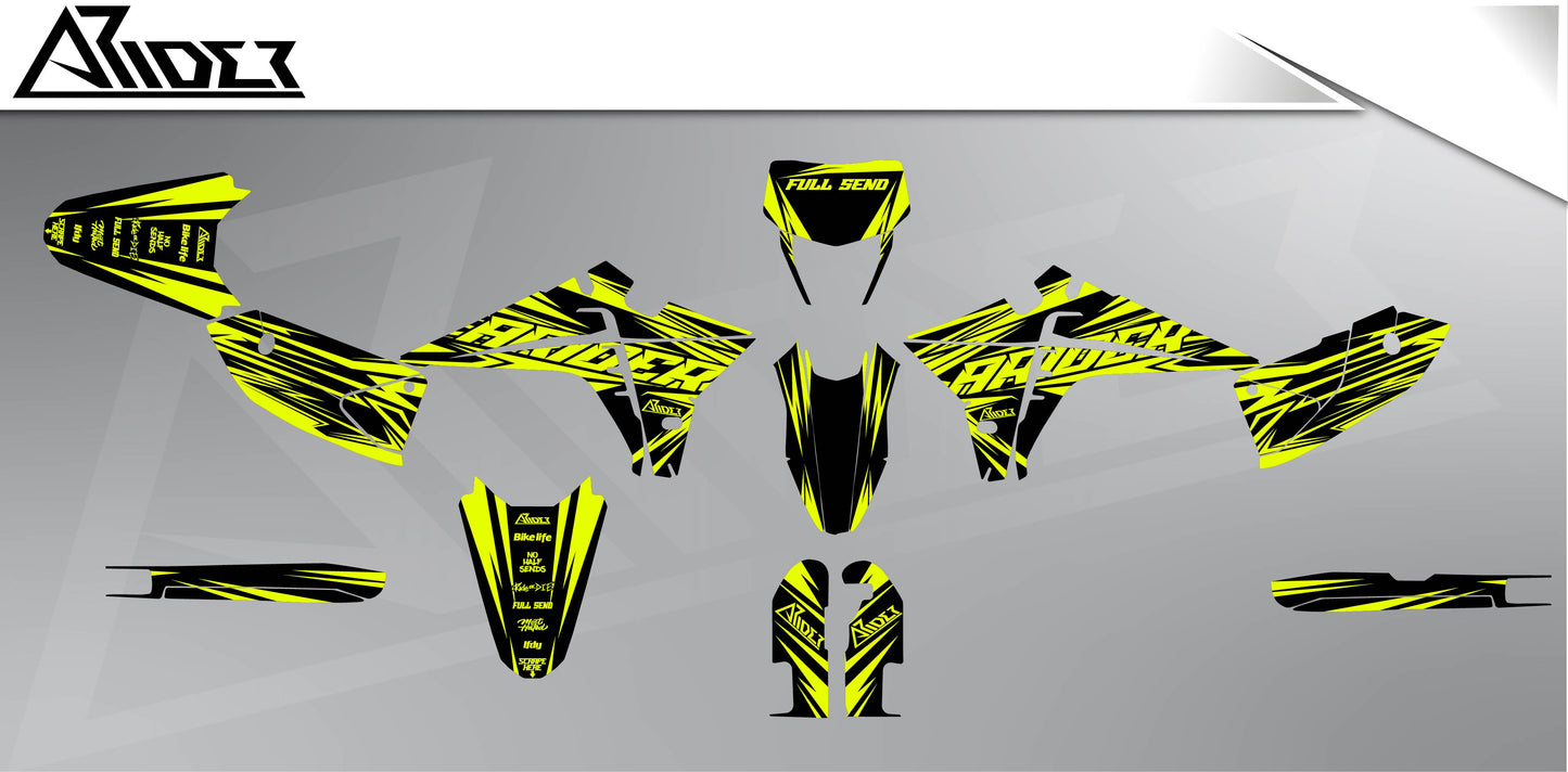 Graphics Kit suitable for Fantic XMF 50 / 125 - Division Edition