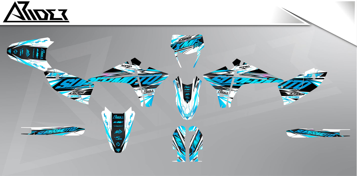 Graphics Kit suitable for Fantic XMF 50 / 125 - Edge Edition