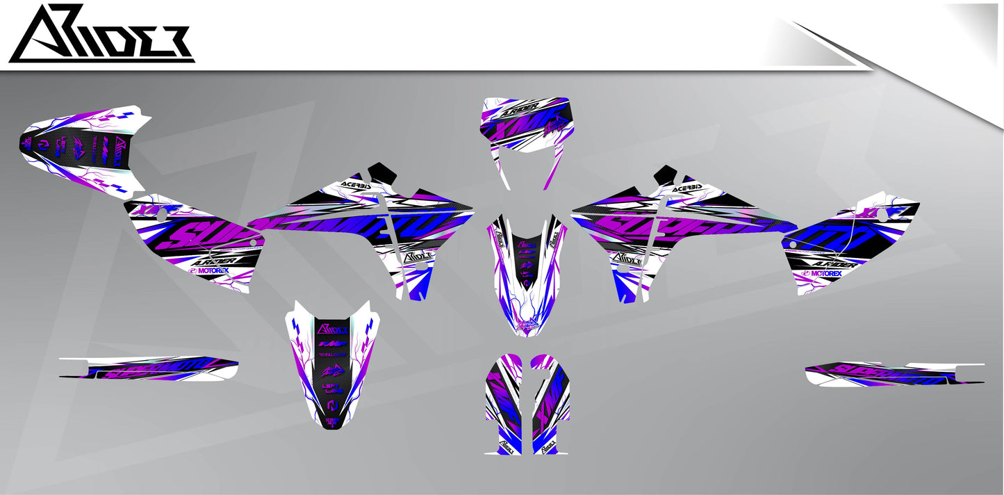 Graphics Kit suitable for Fantic XMF 50 / 125 - Edge Edition