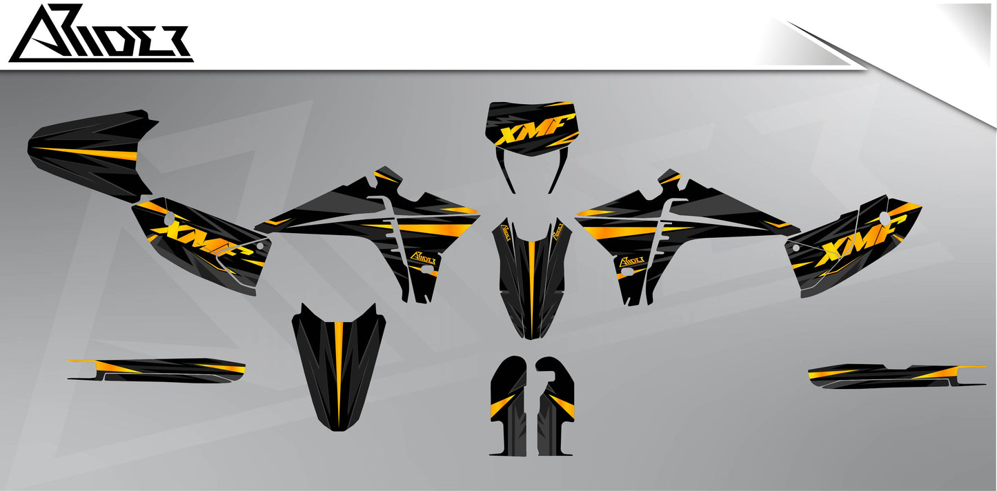 Graphics Kit suitable for Fantic XMF 50 / 125 - Impact Edition