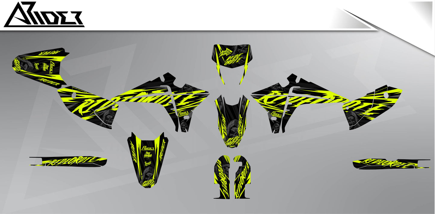 Graphics Kit suitable for Fantic XMF 50 / 125 - RideOrDie Edition