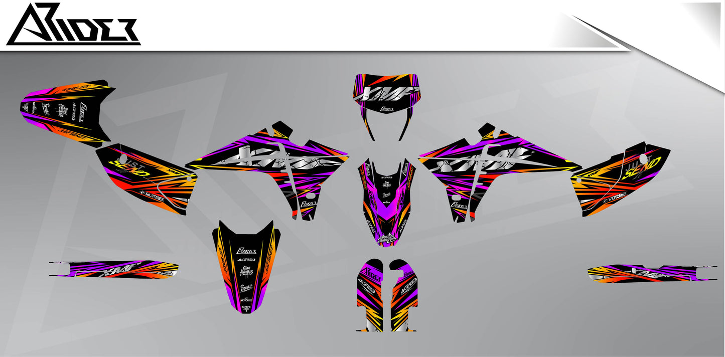 Graphics Kit suitable for Fantic XMF 50 / 125 - Vault Edition