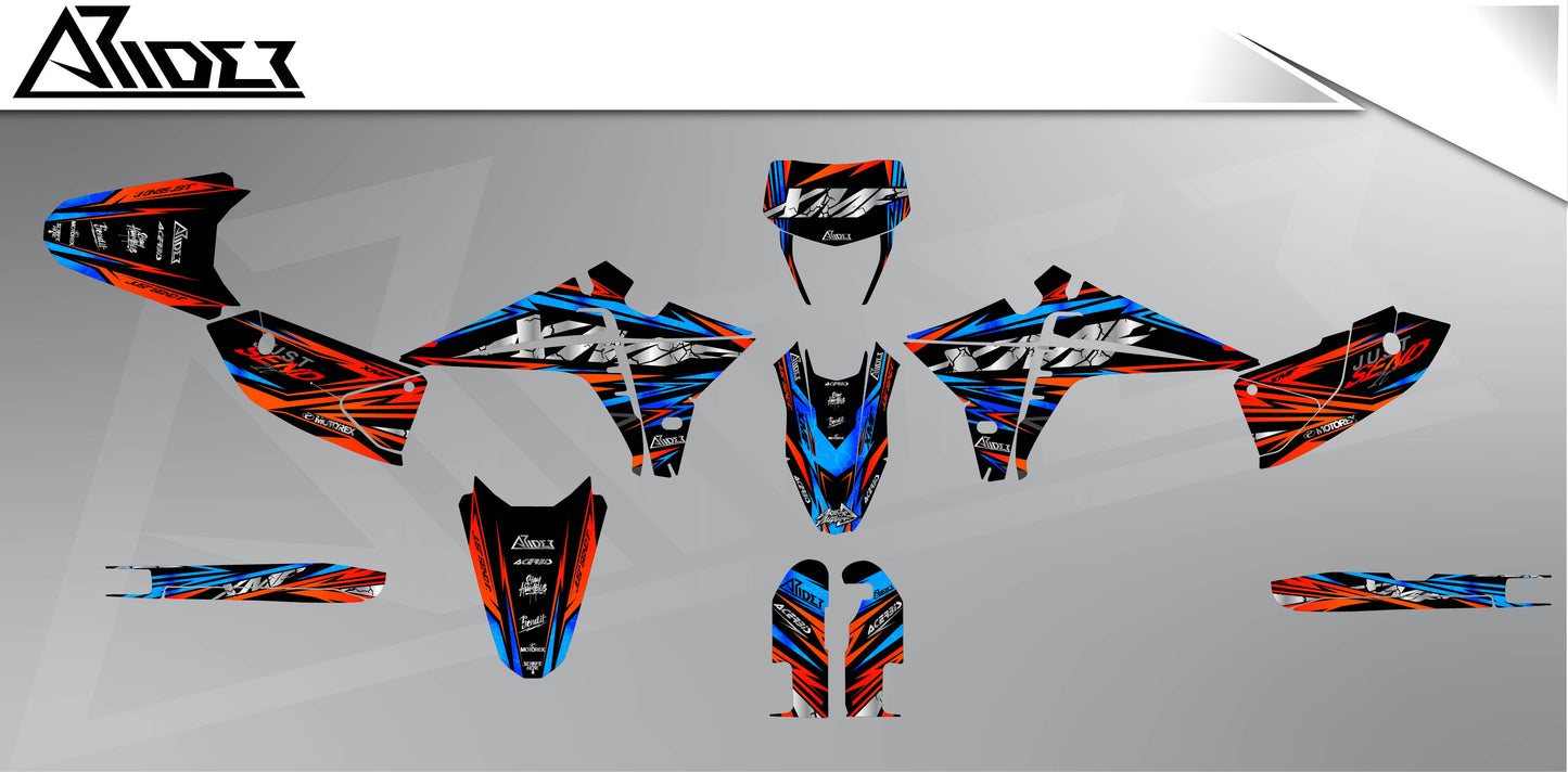 Graphics Kit suitable for Fantic XMF 50 / 125 - Vault Edition