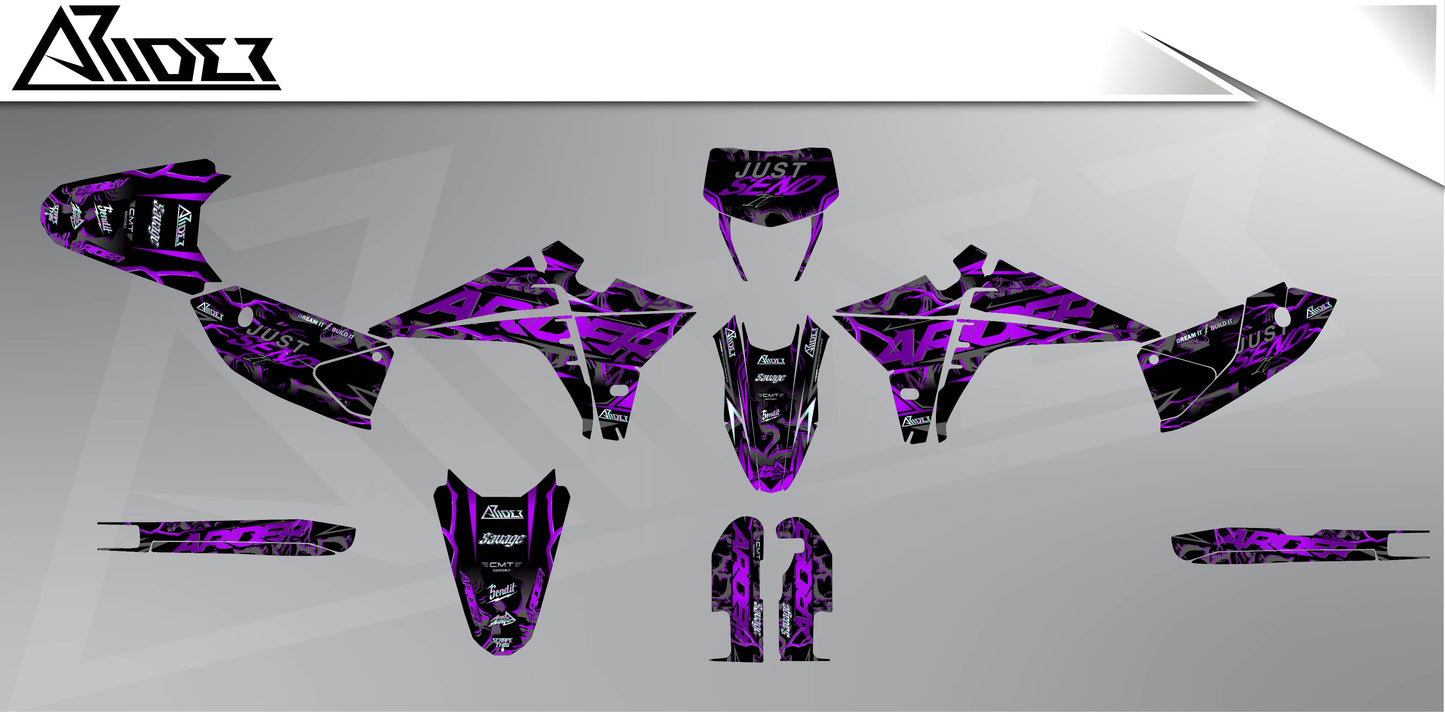 Graphics Kit suitable for Fantic XMF 50 / 125 - Vortex Edition