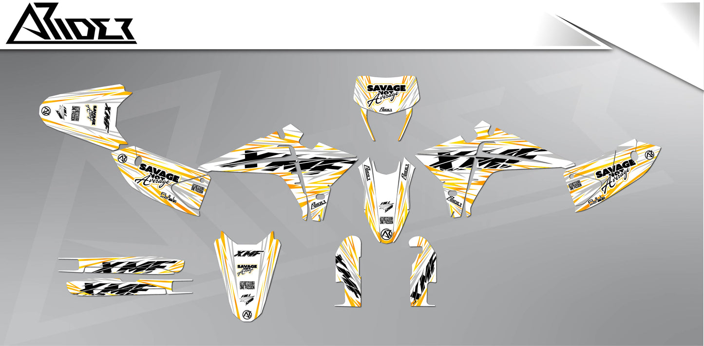 Graphics Kit suitable for Fantic XMF 50 / 125 - Savage Edition