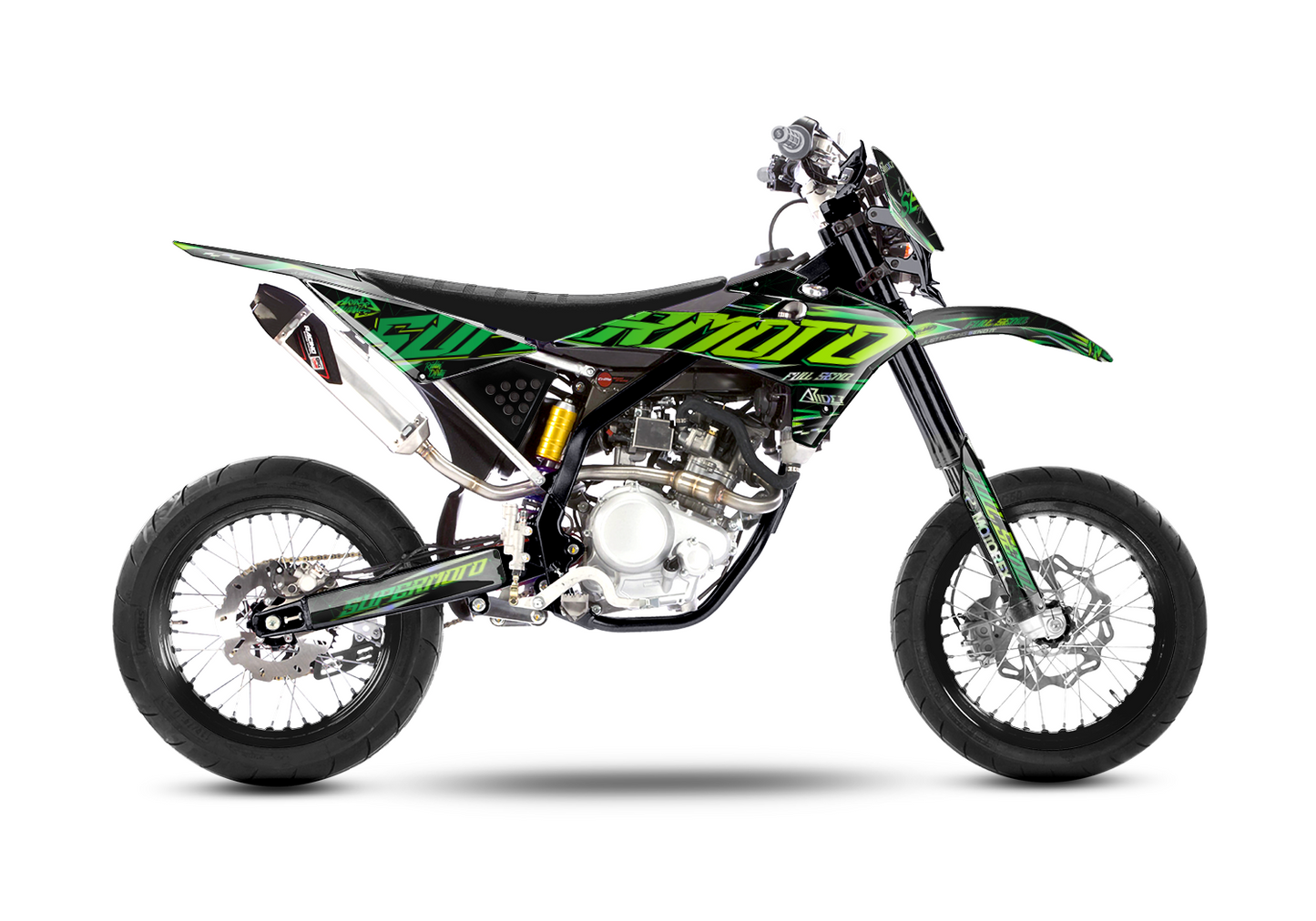 Graphics Kit suitable for Fantic XMF 50 / 125 - Glitch Edition