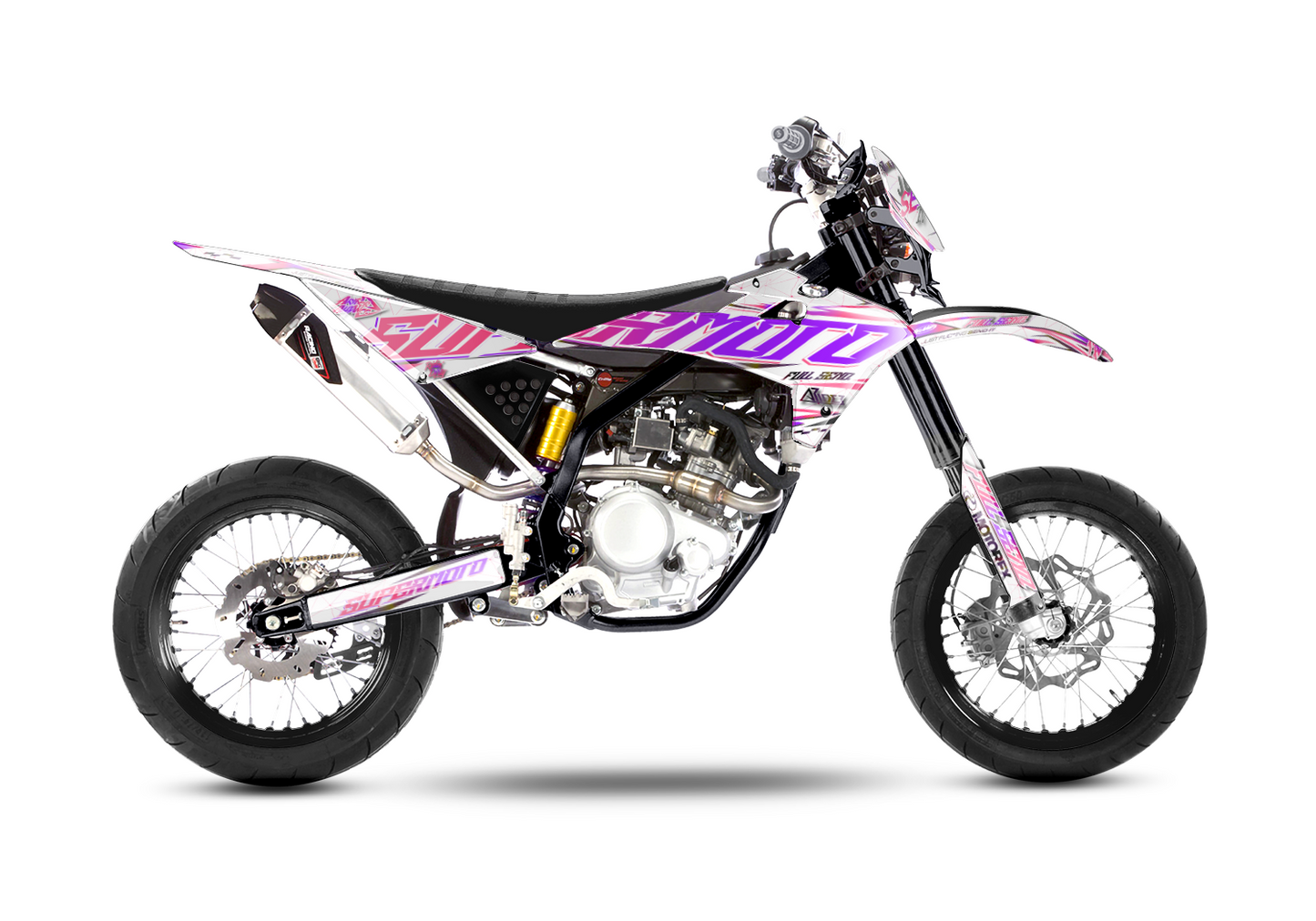 Graphics Kit suitable for Fantic XMF 50 / 125 - Glitch Edition