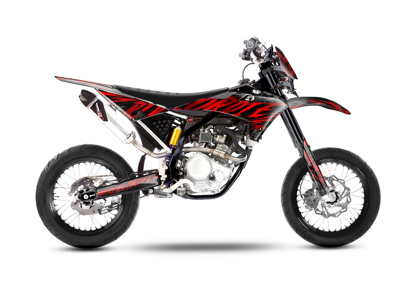 Graphics Kit suitable for Fantic XMF 50 / 125 - RideOrDie Edition