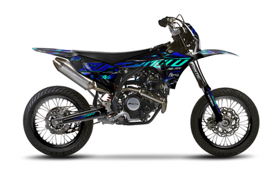 Graphics Kit suitable for Fantic XMF 50 / 125 - Glitch Edition