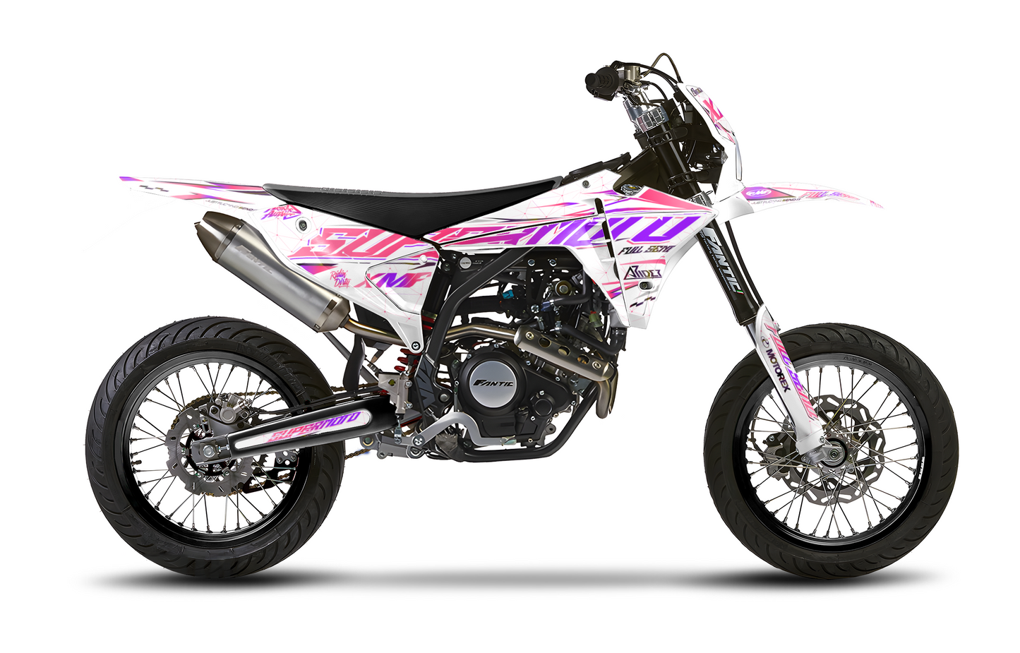 Graphics Kit suitable for Fantic XMF 50 / 125 - Glitch Edition