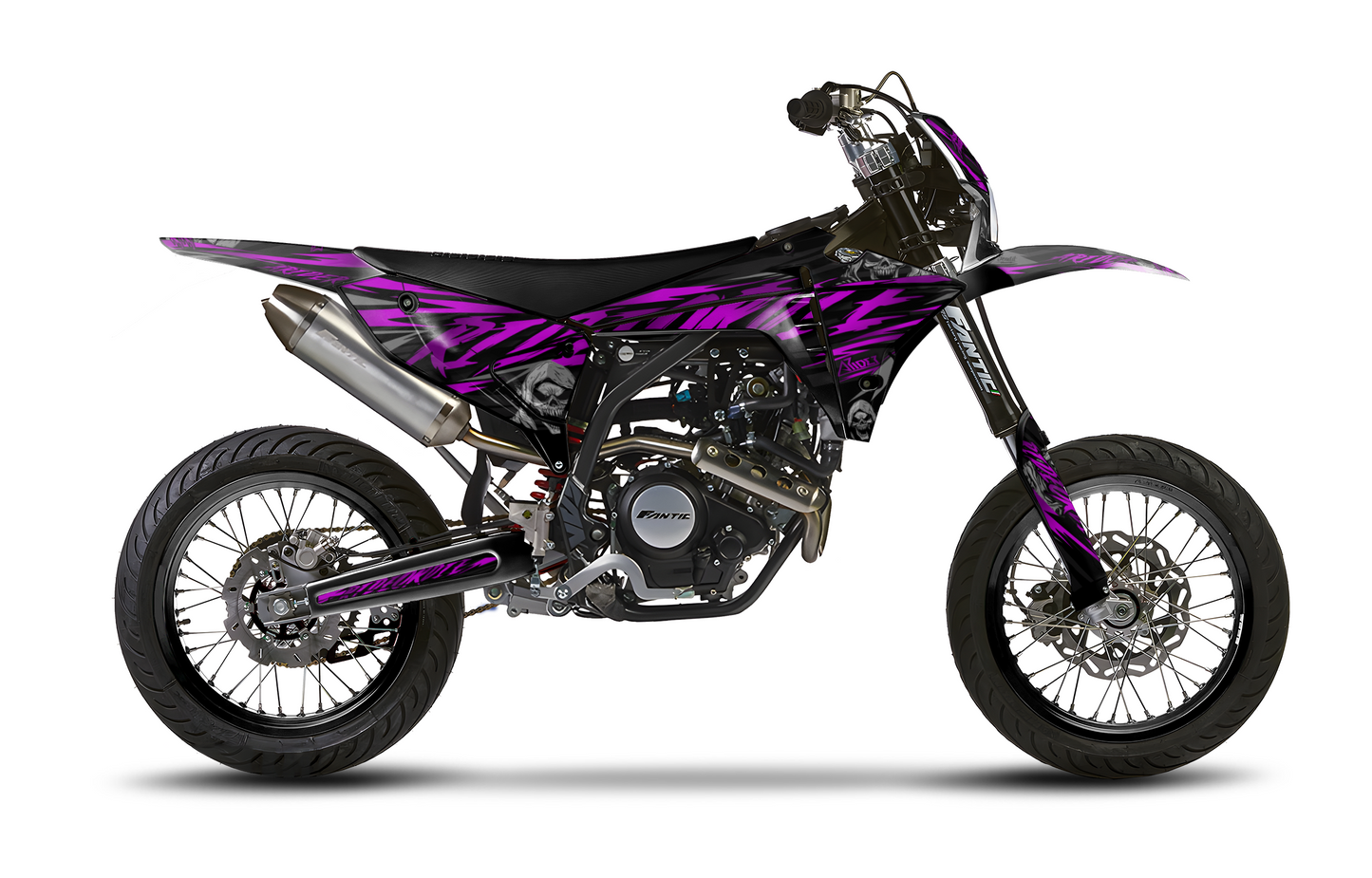 Graphics Kit suitable for Fantic XMF 50 / 125 - RideOrDie Edition