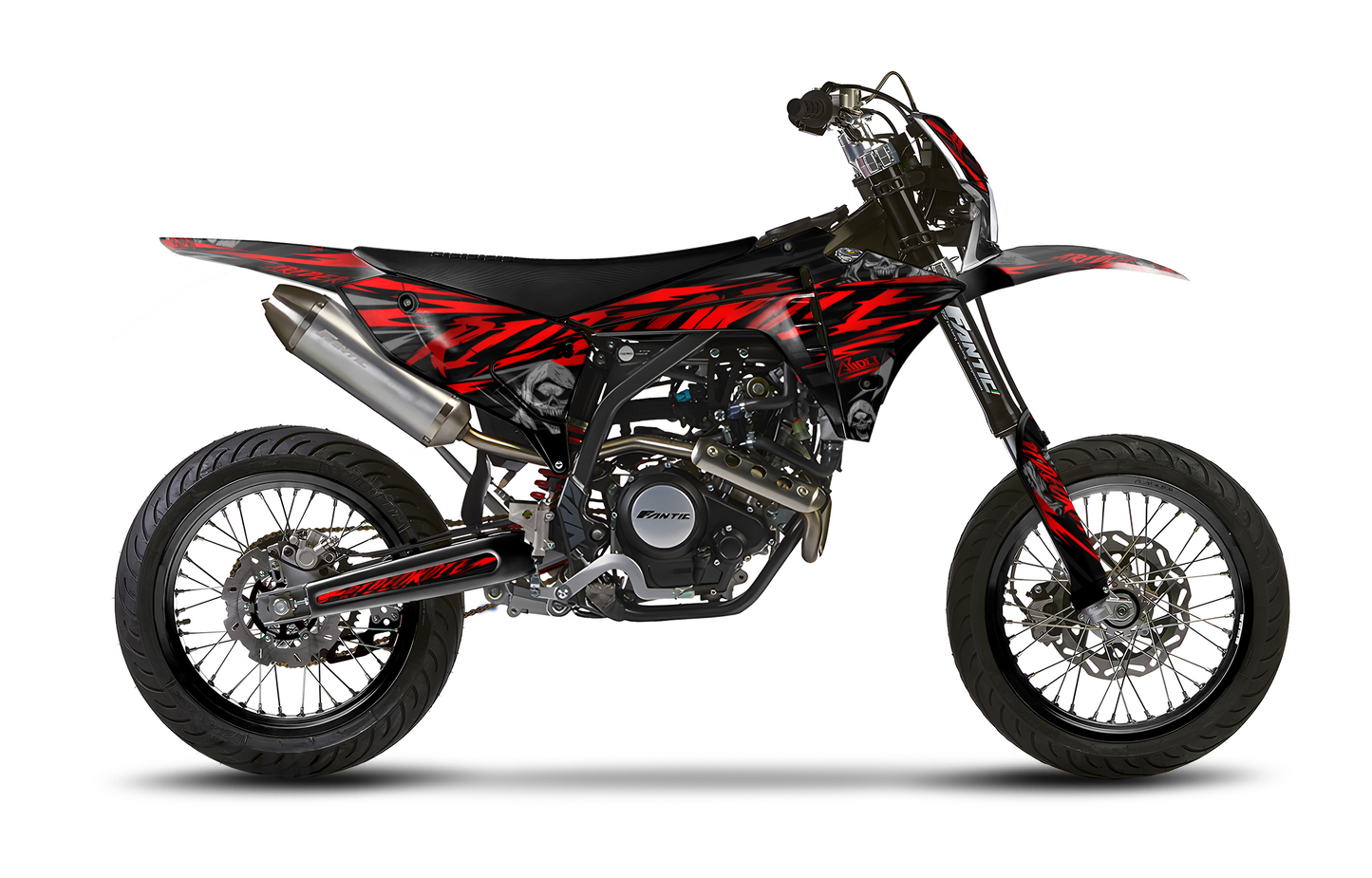 Graphics Kit suitable for Fantic XMF 50 / 125 - RideOrDie Edition