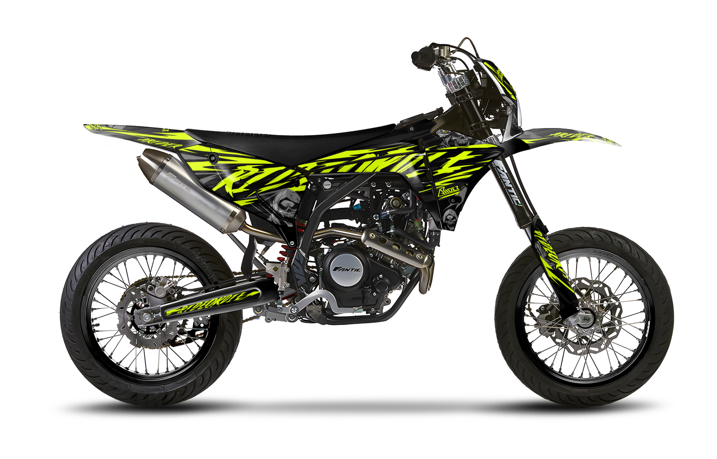 Graphics Kit suitable for Fantic XMF 50 / 125 - RideOrDie Edition
