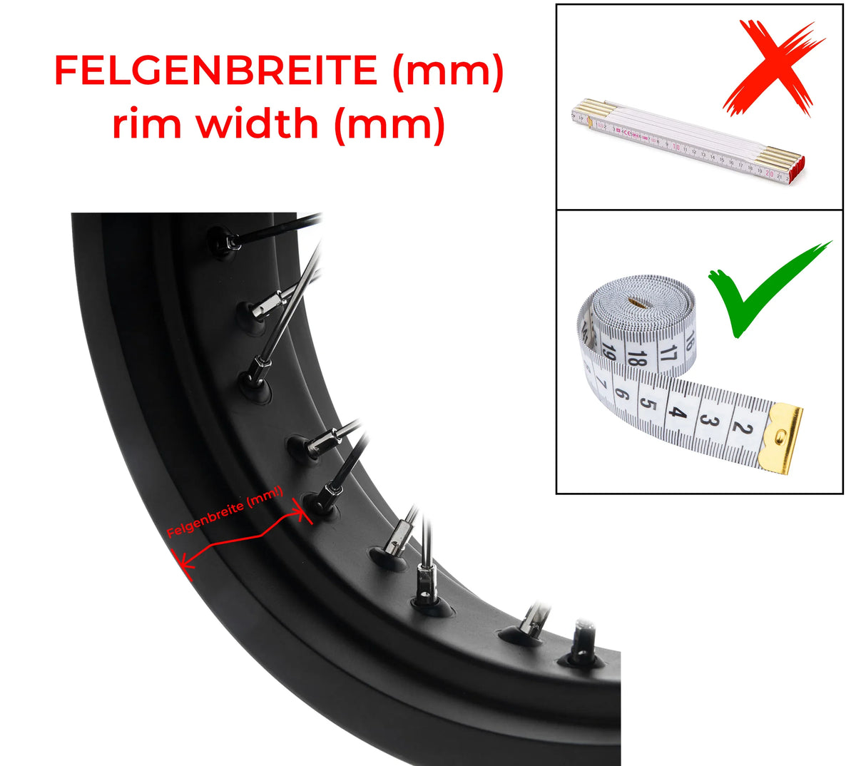 Motorrad Felgenaufkleber - 360° Spin - Boost Edition - Arider