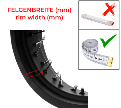Motorcycle Rim Stickers - 360° Spin - Boost Edition