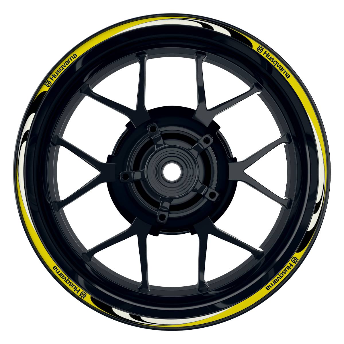 Motorrad Felgenrandaufkleber - Husqvarna V3