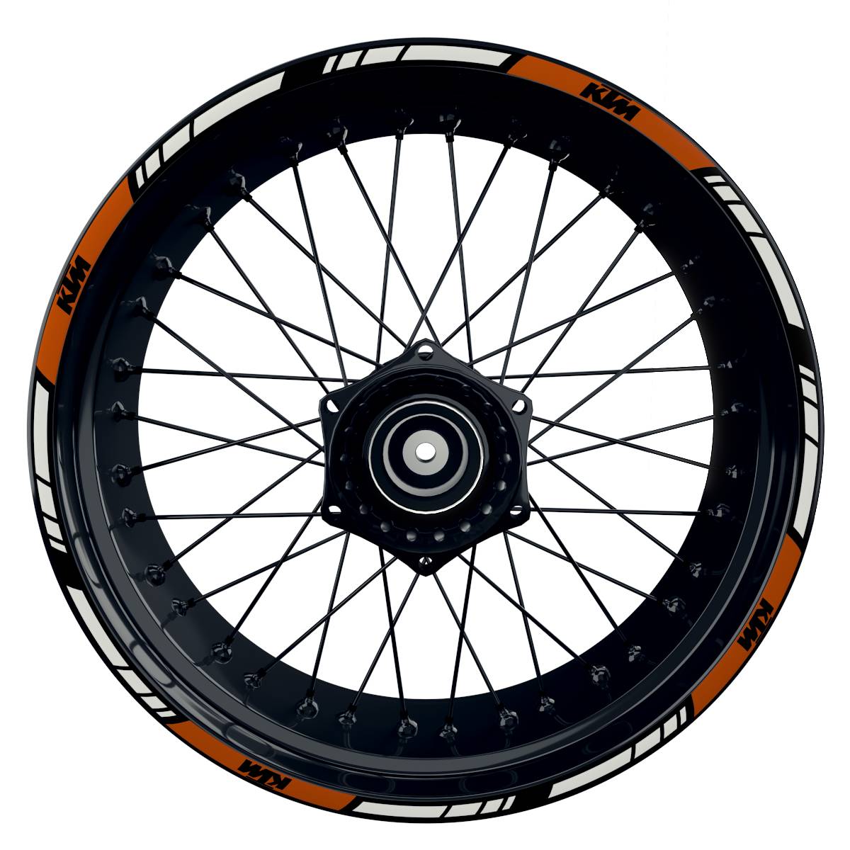 Motorrad Felgenrandaufkleber - KTM V1