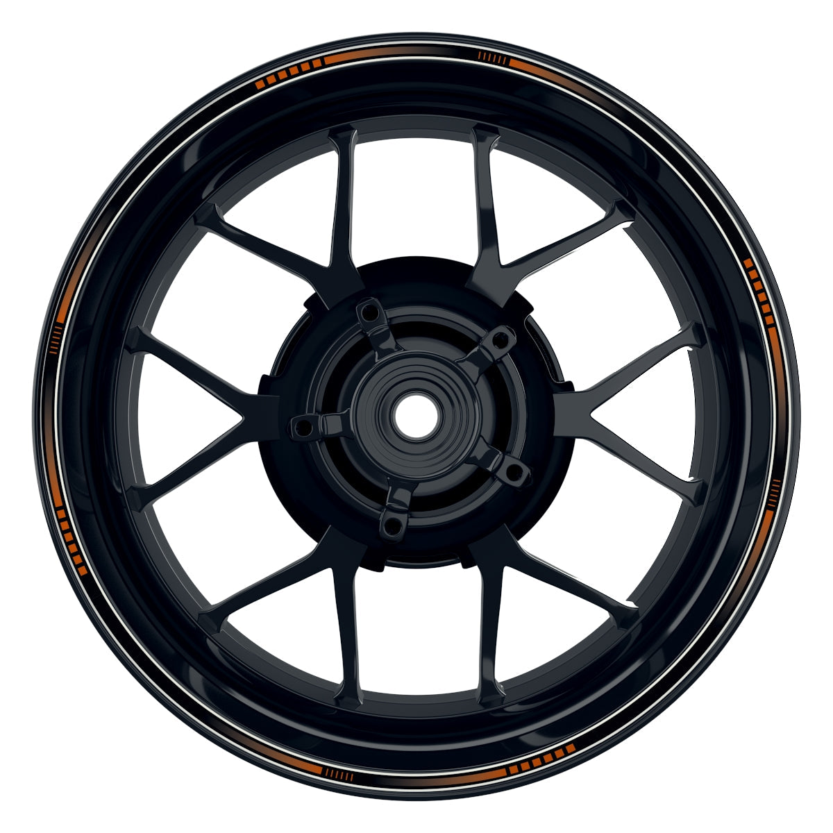 Acceleration schwarz orange Frontansicht