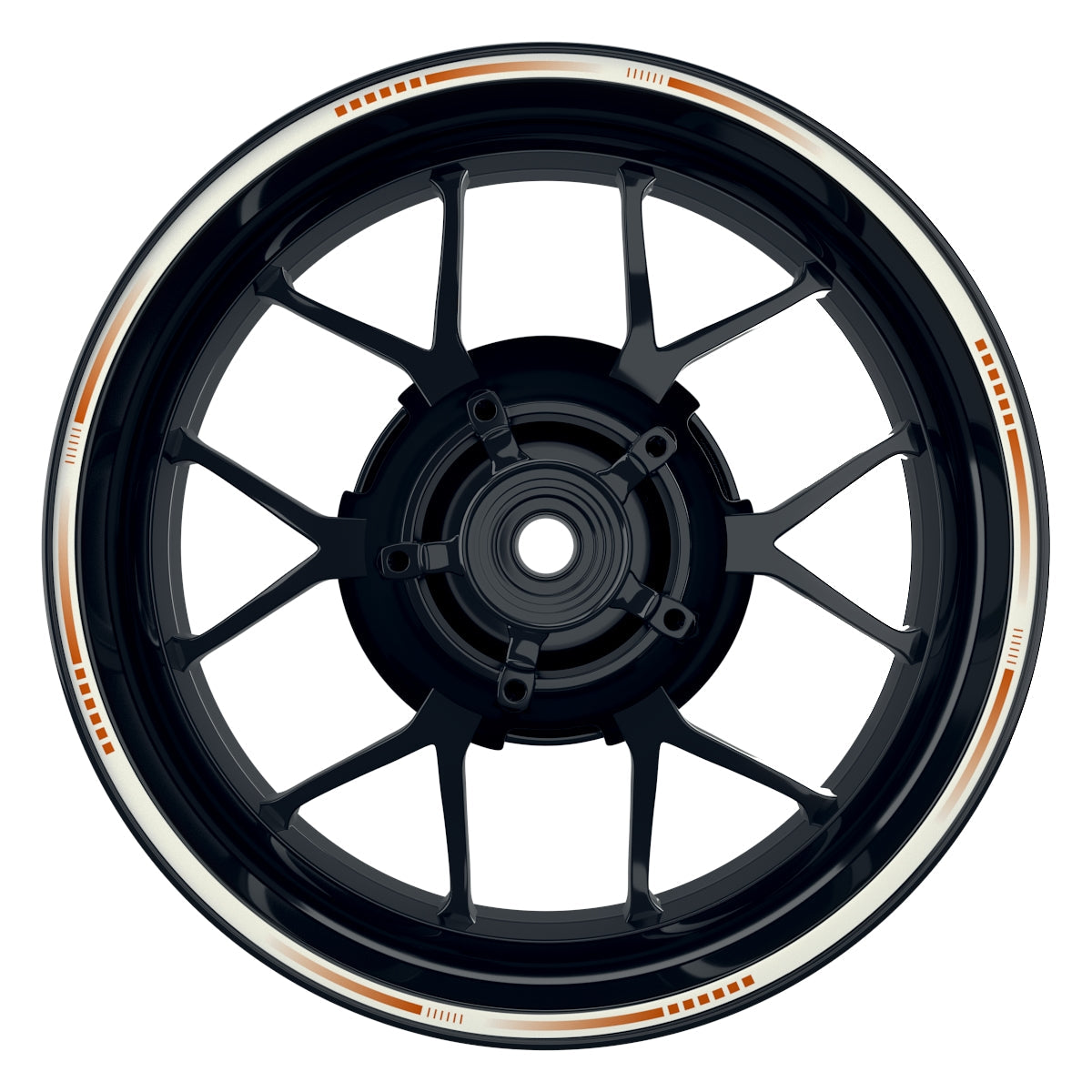 Acceleration weiss orange Frontansicht