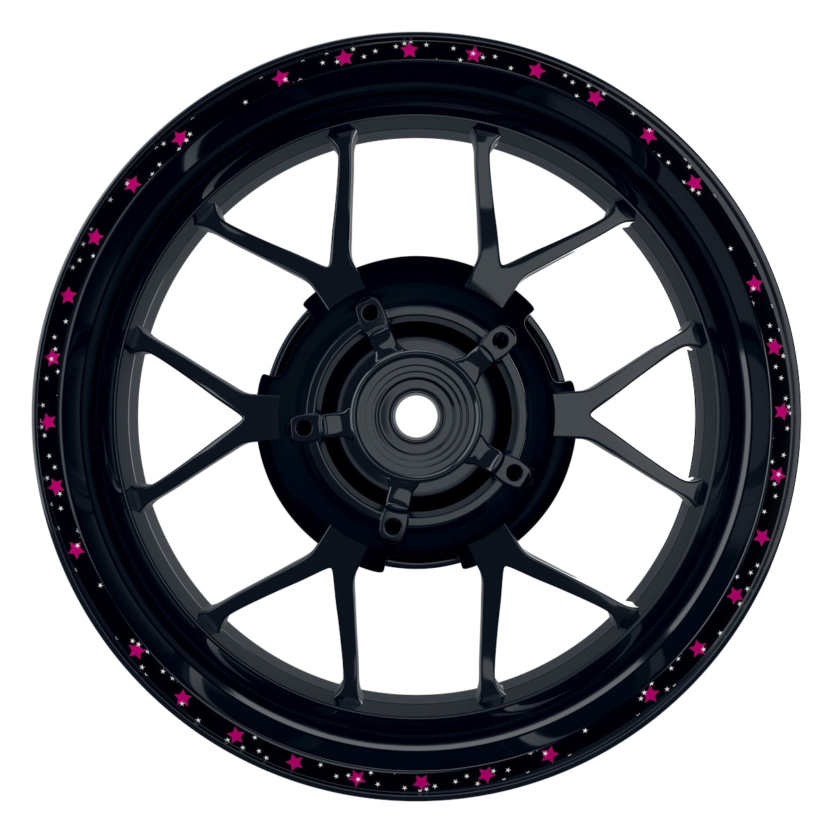 Stars schwarz pink Frontansicht