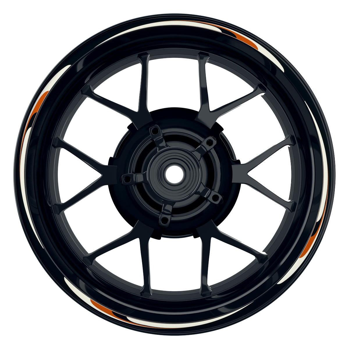 Wave schwarz orange Frontansicht