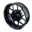 Wave schwarz orange