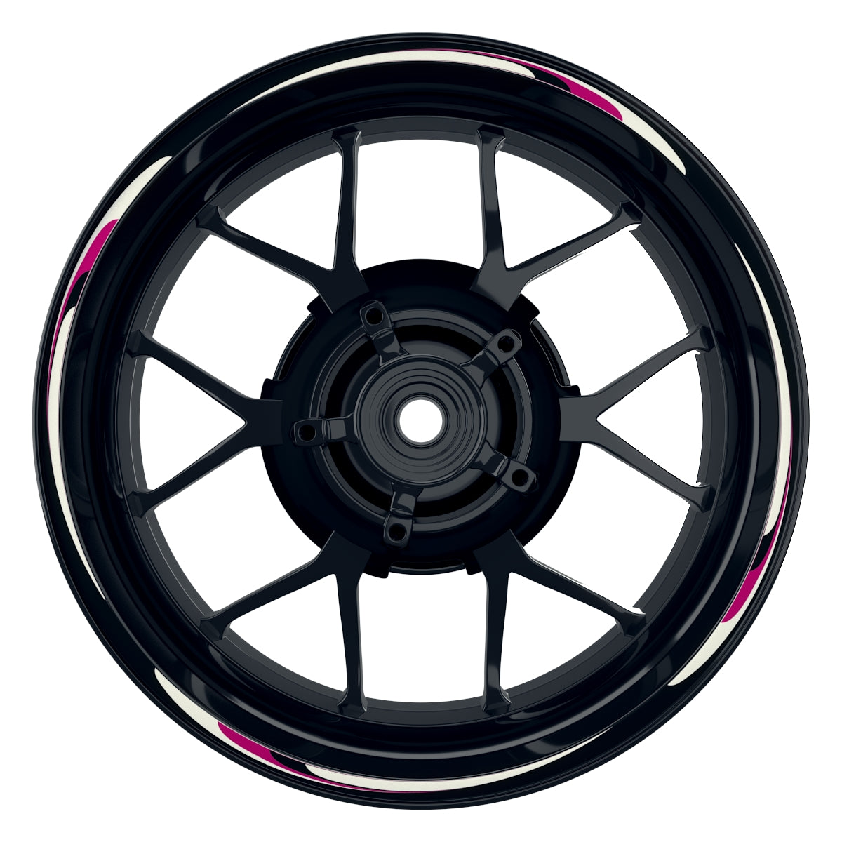 Wave schwarz pink Frontansicht