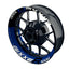 Suzuki GSXR 1000 Felgenaufkleber Gixxer 1000 halb halb V2 Wheelsticker Premium blau