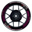 Suzuki GSXR 1000 Felgenaufkleber Gixxer 1000 Hexagon Wheelsticker Premium pink