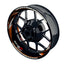 Suzuki GSXR 1000 Felgenaufkleber Gixxer 1000 Razor Wheelsticker Premium orange