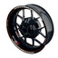 Suzuki GSXR 600 Felgenaufkleber GIXXER 600 Clean Wheelsticker Premium orange