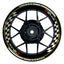 Suzuki GSXR 600 Felgenaufkleber GIXXER 600 Grid Wheelsticker Premium gelb