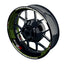 Suzuki GSXR 600 Felgenaufkleber GIXXER 600 Hexagon Wheelsticker Premium grün