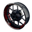Suzuki GSXR 600 Felgenaufkleber GIXXER 600 Hexagon Wheelsticker Premium rot