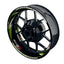 Suzuki GSXR 600 Felgenaufkleber GIXXER 600 Razor Wheelsticker Premium grün