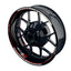 Suzuki GSXR 600 Felgenaufkleber GIXXER 600 SAW Wheelsticker Premium rot