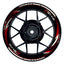 Suzuki GSXR 750 Felgenaufkleber GIXXER 750 Razor Wheelsticker Premium rot
