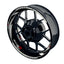 Suzuki GSXR 750 Felgenaufkleber GIXXER 750 Razor Wheelsticker Premium weiss