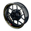 Suzuki GSXR 750 Felgenaufkleber GIXXER 750 SAW Wheelsticker Premium gelb