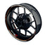 Suzuki GSXR 750 Felgenaufkleber GIXXER 750 SAW Wheelsticker Premium orange