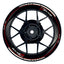Suzuki GSXR 750 Felgenaufkleber GIXXER 750 SAW Wheelsticker Premium rot