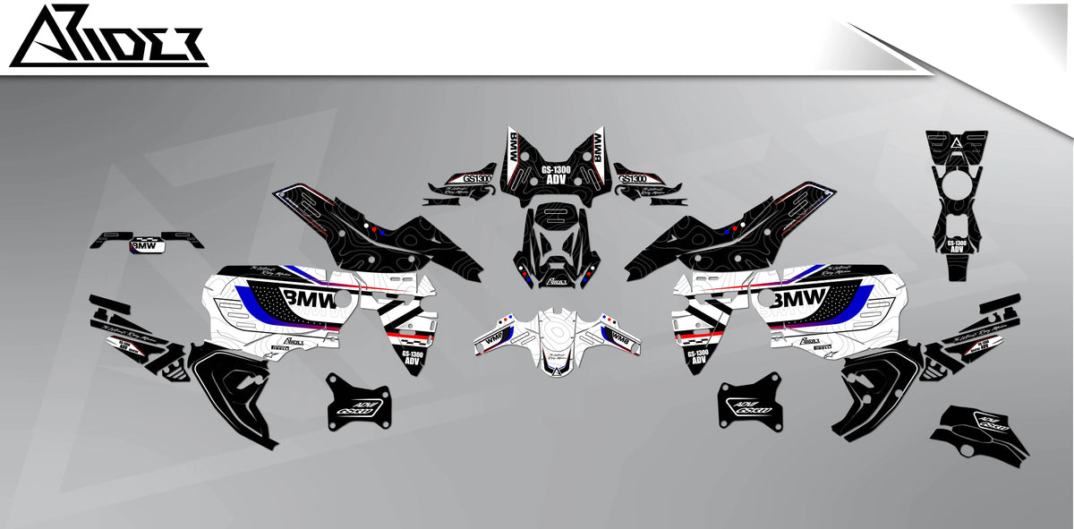 Dekor passend für BMW R 1300 GS Adventure Dekor - Expedition Edition - Arider
