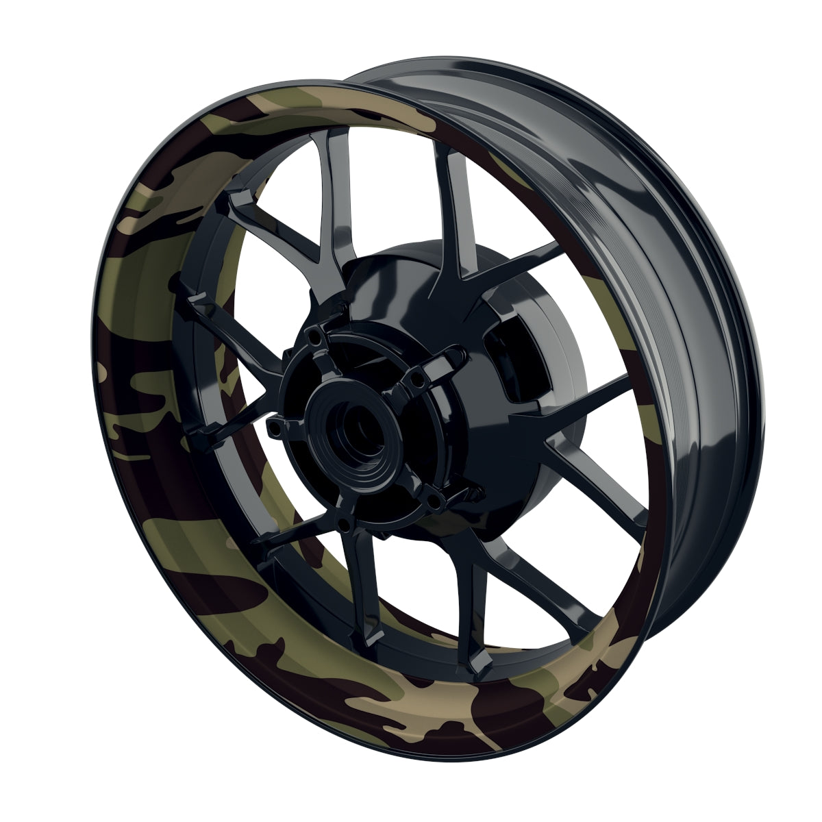 Felgenaufkleber German camouflage 3 Wheelsticker Premium keine