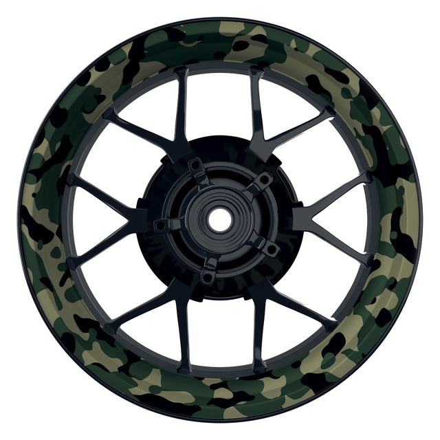 Felgenaufkleber German camouflage 3 Wheelsticker Premium keine