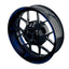 Felgenaufkleber Gradient schwarz Wheelsticker Premium blau