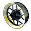 Felgenaufkleber Gradient weiss Wheelsticker Premium gelb