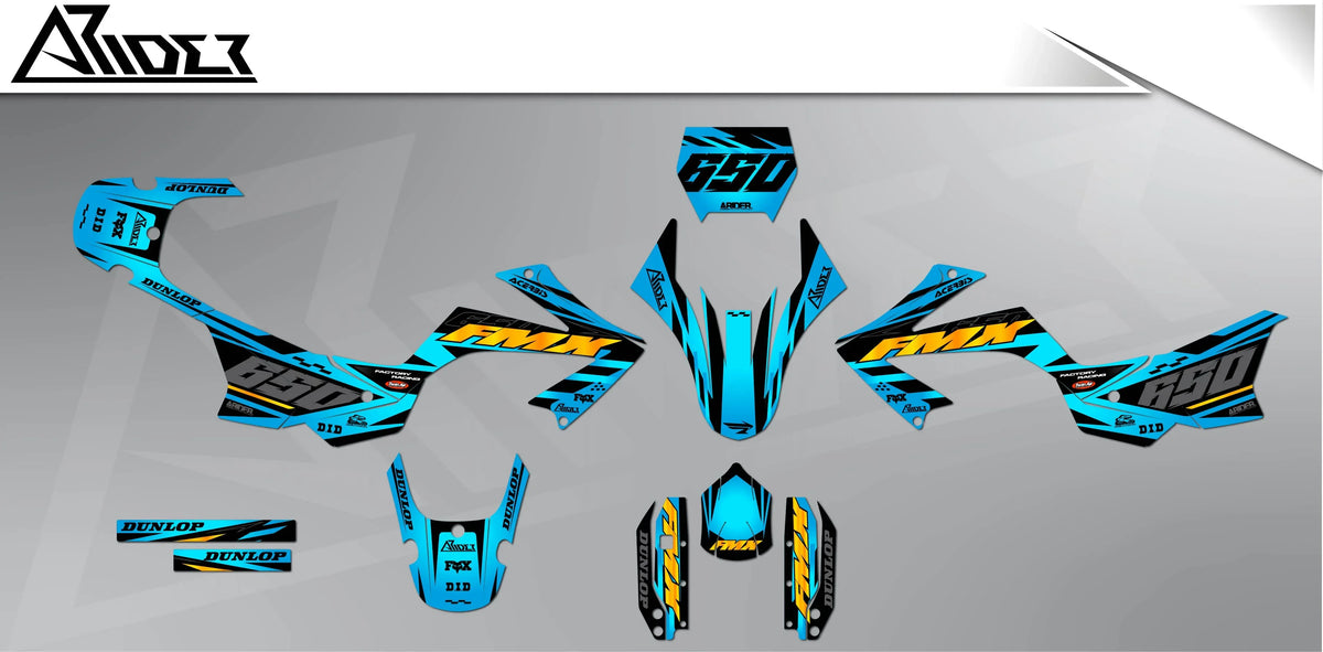 Dekor passend für Honda FMX 650 - Factory Edition - Arider